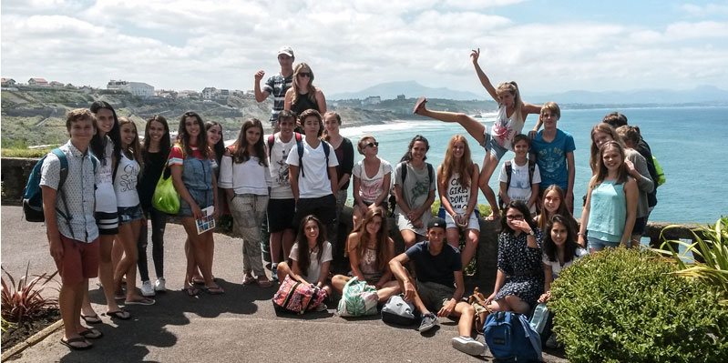 French & Surf for teens in Biarritz