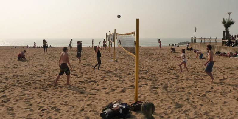 Sports on the beach