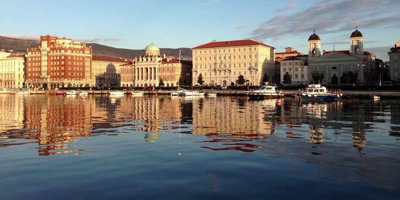 Trieste's beautiful seafront