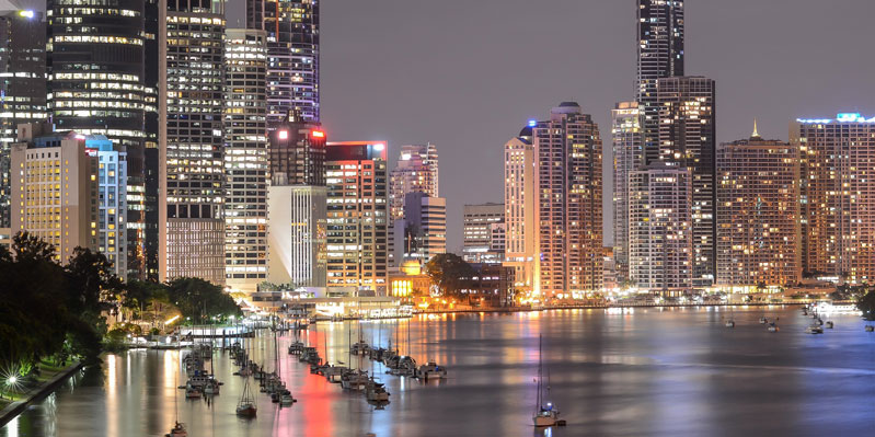 Southbank – Brisbane at night