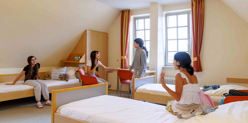 Large dormitory style bedrooms