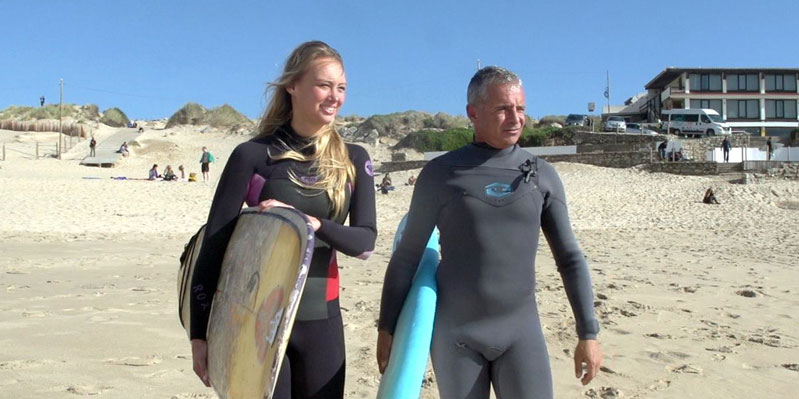 Portuguese and Surfing course