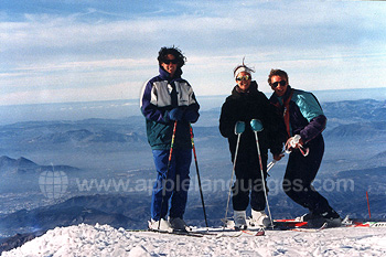 Skiing in the Sierra Nevada