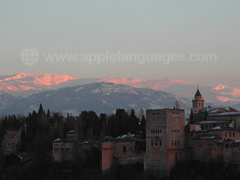 Sunset over Granada