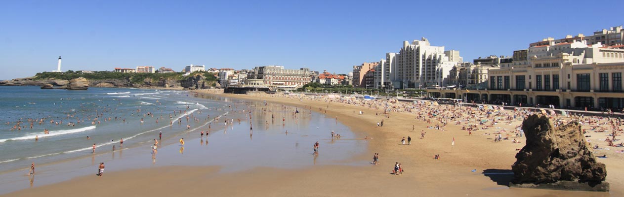 Biarritz beach 