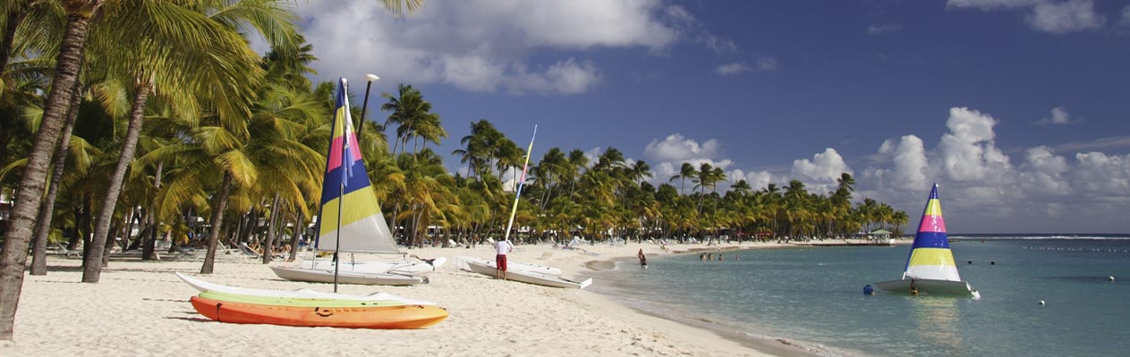 Beach next to Le Gosier, Guadeloupe