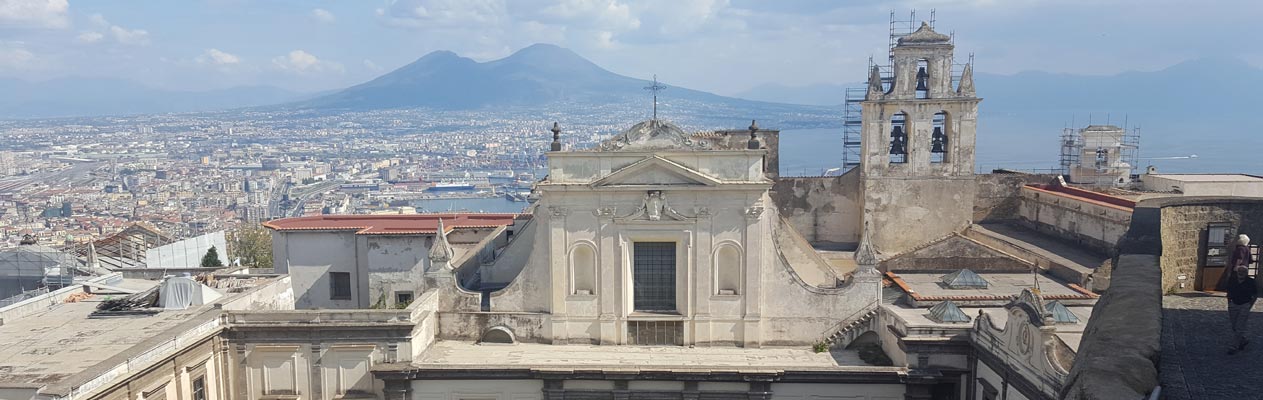 View of Mount Vesuvius from Castel Sant'Elmo, Naples