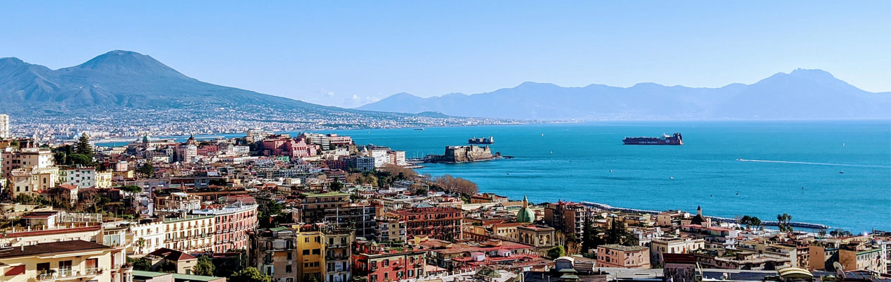 View of Naples & Mount Vesuvius
