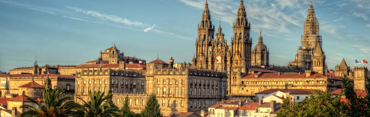 View over Santiago de Compostela