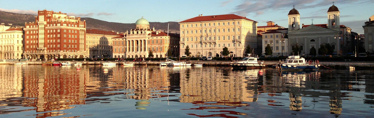 Grand Canal in Trieste, Italy