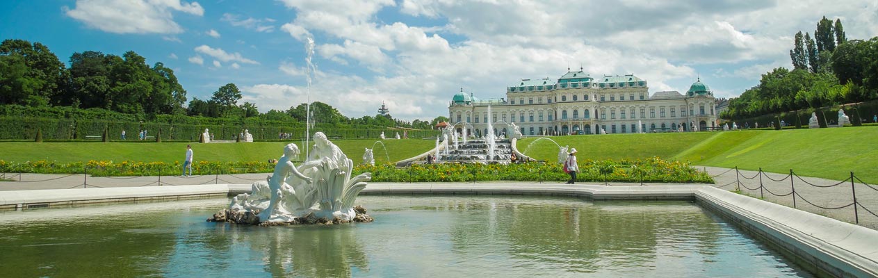 Belvedere Palace in Vienna, Austria