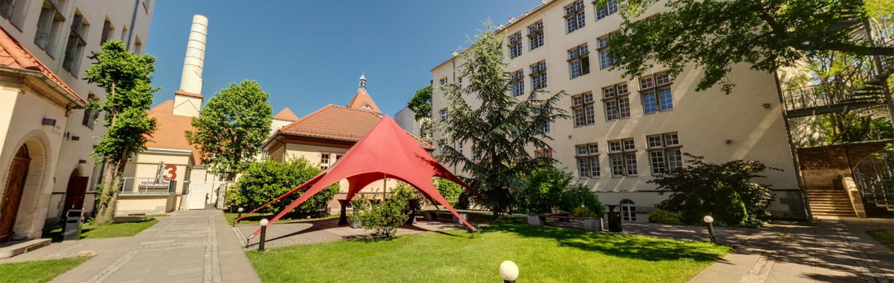 The campus at our German school in Berlin