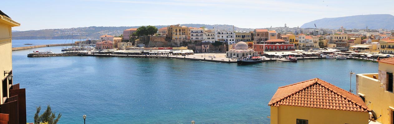 Harbour in Chania, Crete