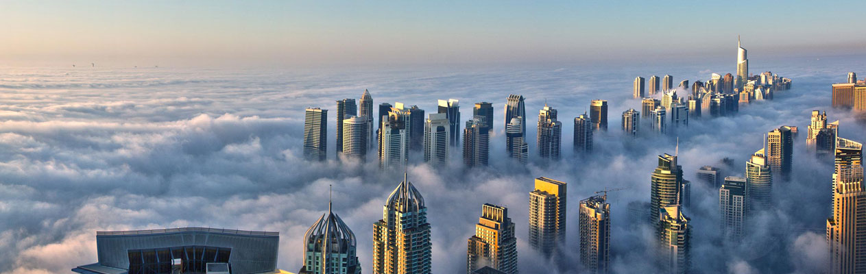 Dubai, a city in the clouds