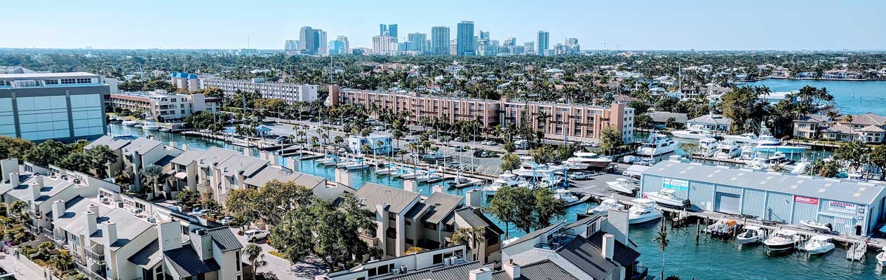Fort Lauderdale and marina