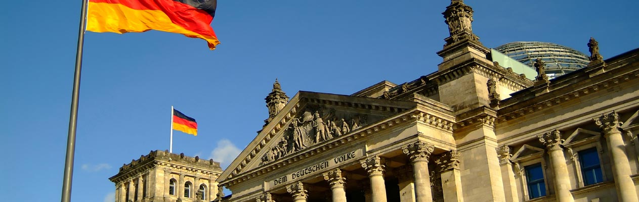Reichstag building in Berlin