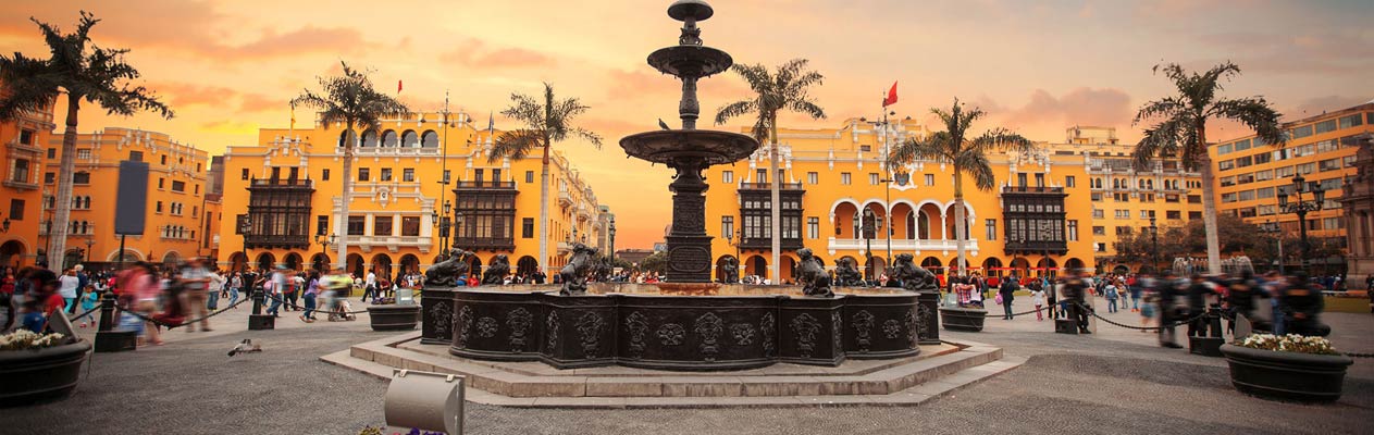Lima city centre, capital of Peru