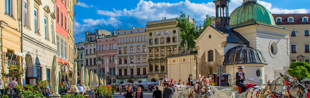 Krakow city centre, Poland