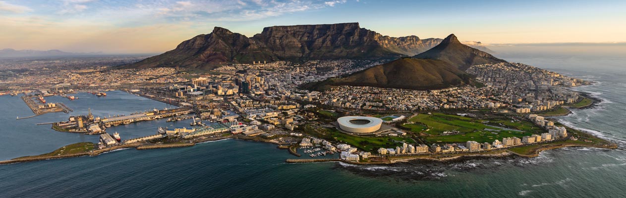 Cape Town and Table Mountain, South Africa