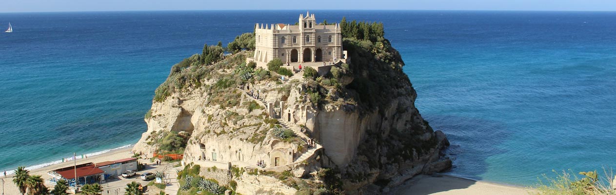 Monastery, Sanctuary of Santa Maria Island - Tropea, Calabria, Italy